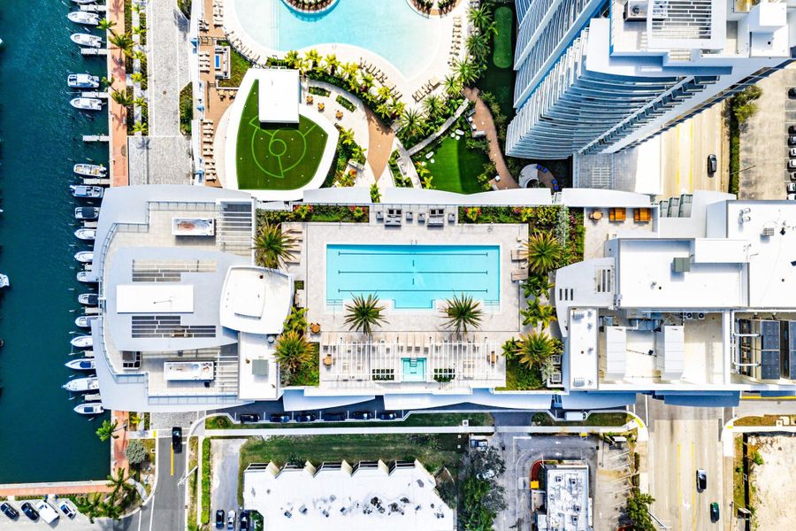 Rooftop lap pool Rooftop lap pool