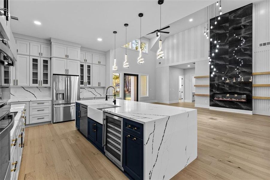 Furnished interior view inside a new home in , Monroe (Image 11).