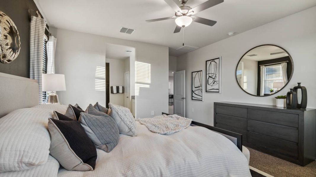 Representative furnished interior of a home built from the Pelican by D.R. Horton in Upper Canyon, Phoenix (Image 18).