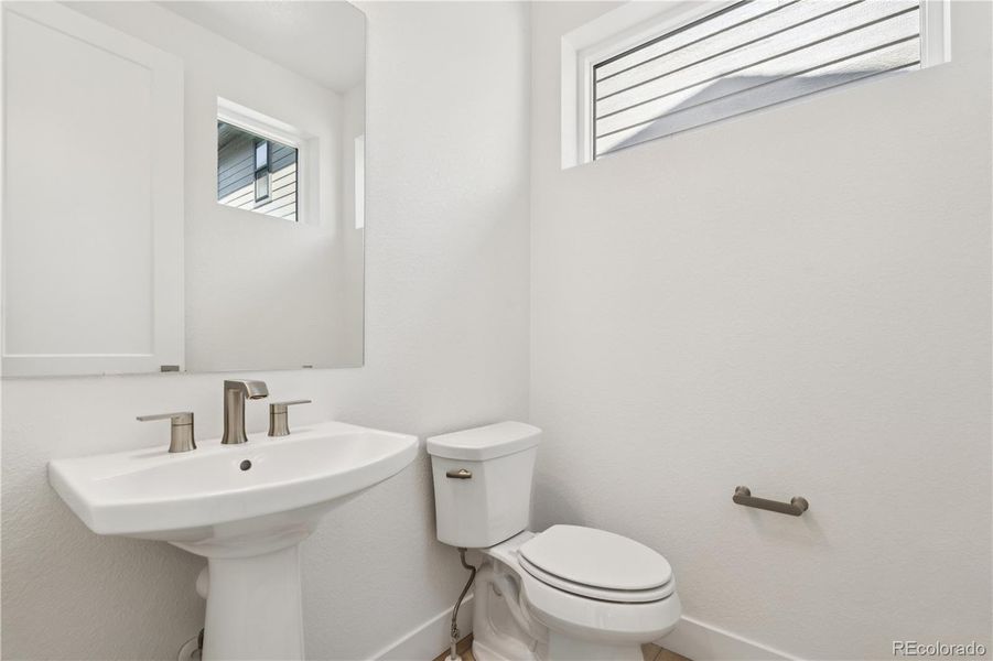 Furnished interior view inside a new home in Storytellers at Lyric, Lone Tree (Image 11).