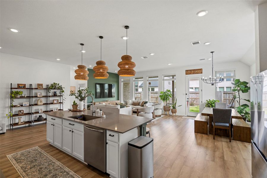 Furnished interior view inside a new home in The Trails, New Caney (Image 33). Furnished interior view inside a new home in The Trails, New Caney (Image 33).