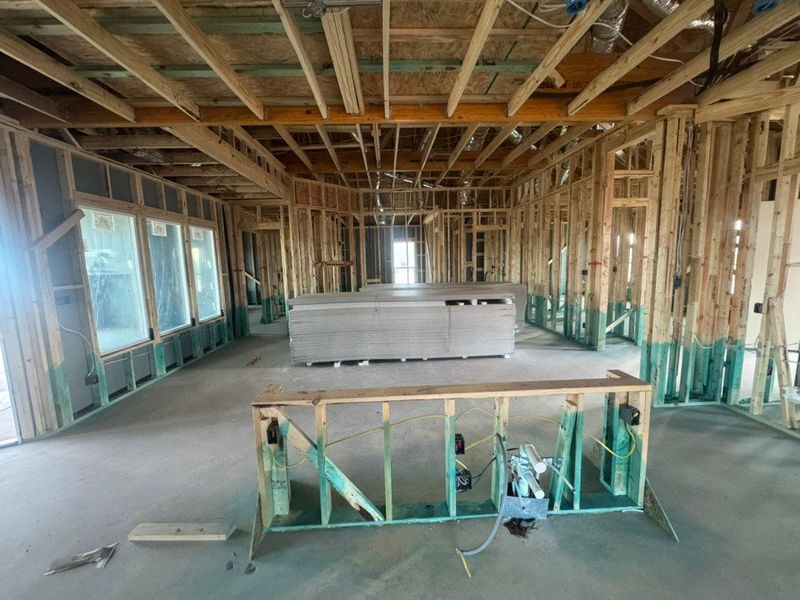 In-progress construction of a new home in Creekview Addition, Van Alstyne, TX (Image 7). In-progress construction of a new home in Creekview Addition, Van Alstyne, TX (Image 7).