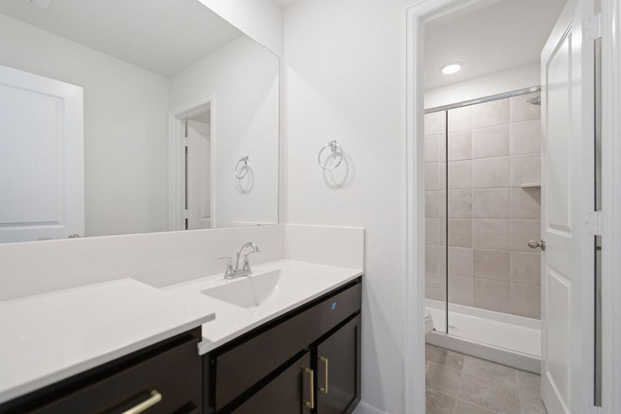 Furnished interior view inside a new home in La Terra, Celina (Image 15). Furnished interior view inside a new home in La Terra, Celina (Image 15).