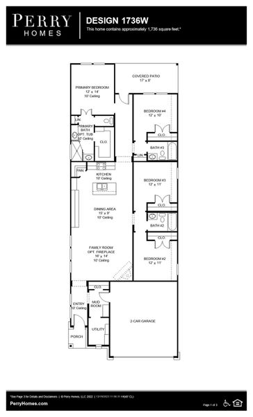 Floor Plan for 1736W