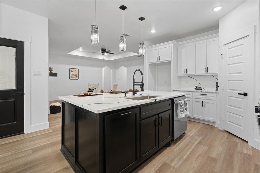Furnished interior view inside a new home in , Fort Worth (Image 7).