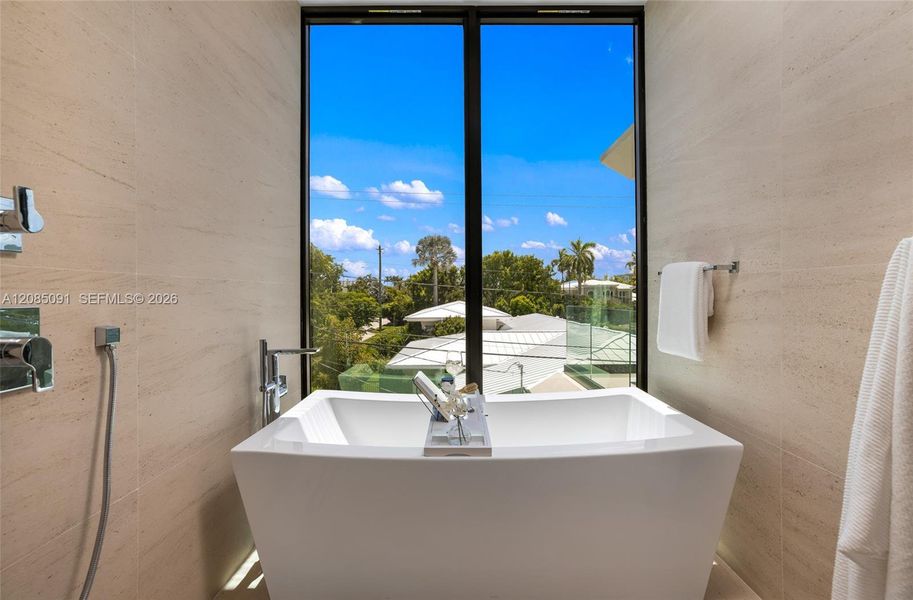 Close-up of interior finishes inside a home in , Miami Beach (Image 20).