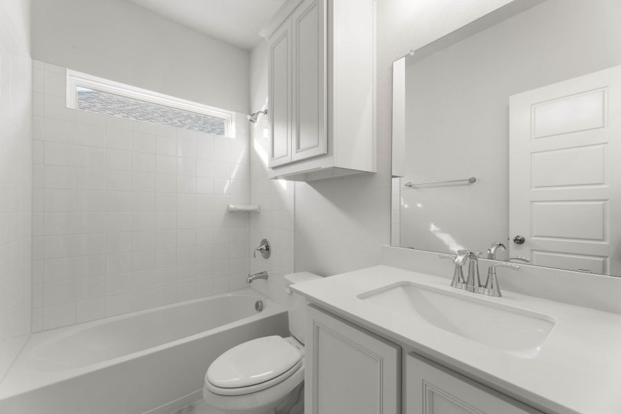 Furnished interior view inside a new home in Creekview Meadows, Pilot Point (Image 11).