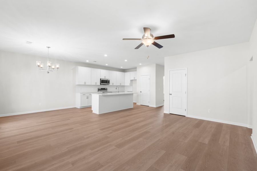 Representative unfurnished interior of a home built from the The Hatteras by Smith Family Homes in Savannah Highlands, Savannah (Image 15).