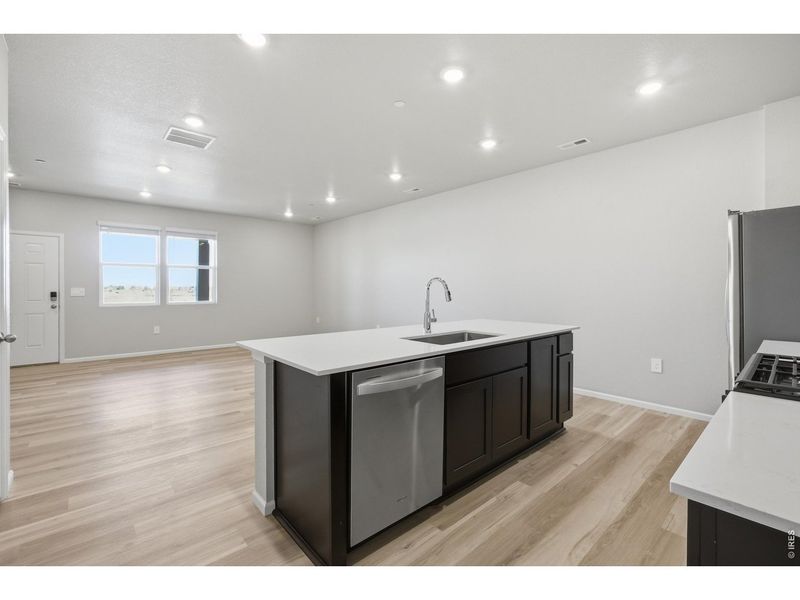 Furnished interior view inside a new home in Poudre Heights: The Meadow Collection, Windsor (Image 12).