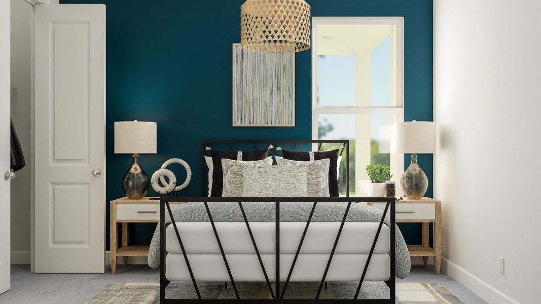 Furnished interior view inside a new home in Horizons at Summers Corner | 55+: The Estates, Summerville (Image 22).