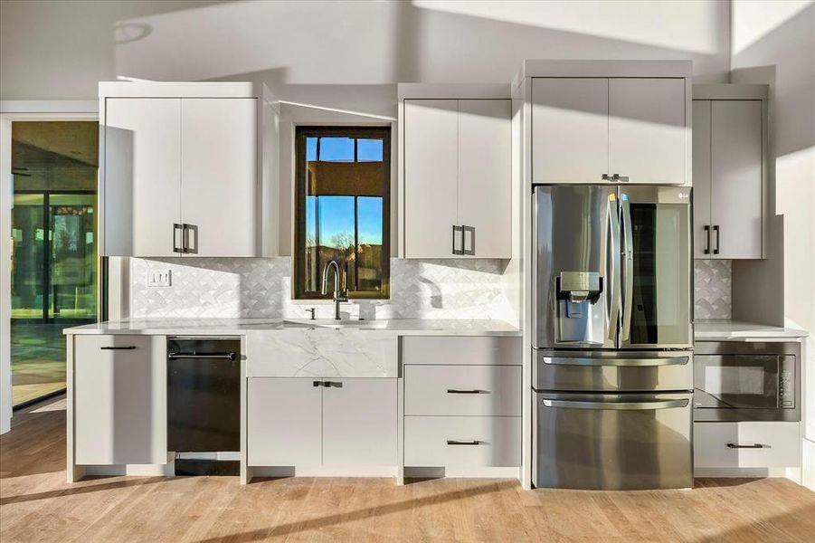 Furnished interior view inside a new home in , Heath (Image 10).