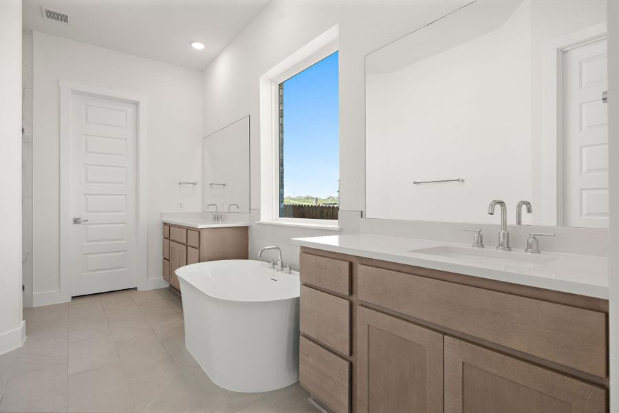 Furnished interior view inside a new home in , Pflugerville (Image 8).