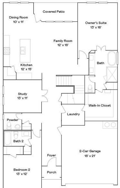 First Floor with Private Owner Suite!