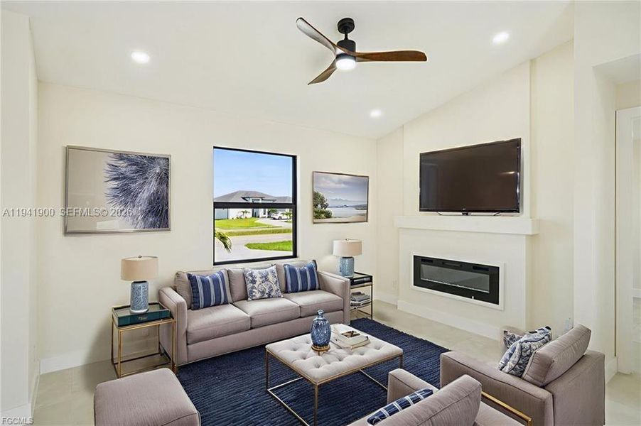 Furnished interior view inside a new home in , Cape Coral (Image 6).