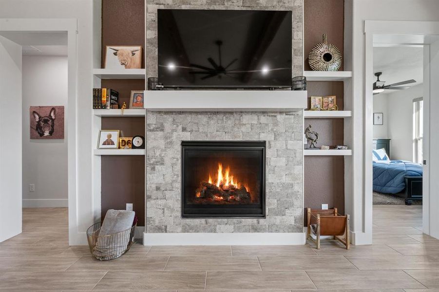 Furnished interior view inside a new home in Pecan Plantation, Granbury (Image 6).