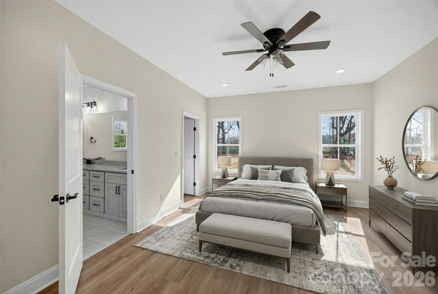 Furnished interior view inside a new home in , Rockwell (Image 9).