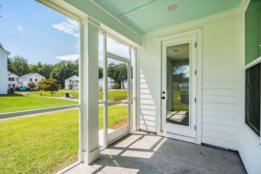 Exterior details and patio area of a home in , Charleston (Image 44). Exterior details and patio area of a home in , Charleston (Image 44).