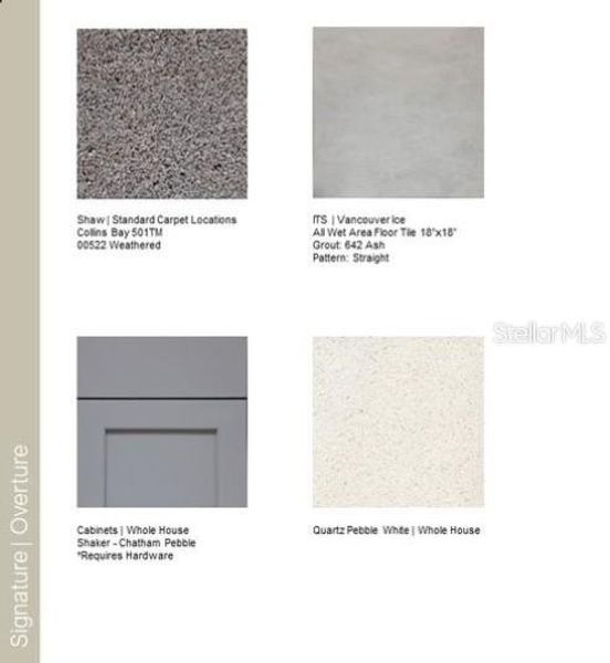 Sample of building materials used in homes in The Towns at Firethorn, Parrish (Image 11). Sample of building materials used in homes in The Towns at Firethorn, Parrish (Image 11).