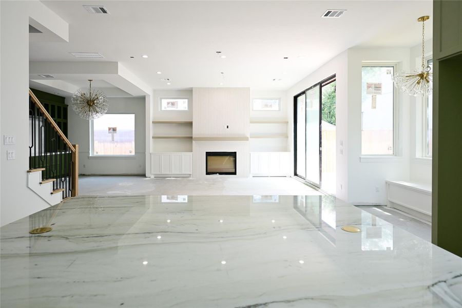 Enormous open Kitchen, Living dining and breakfast nook. Enormous open Kitchen, Living dining and breakfast nook.