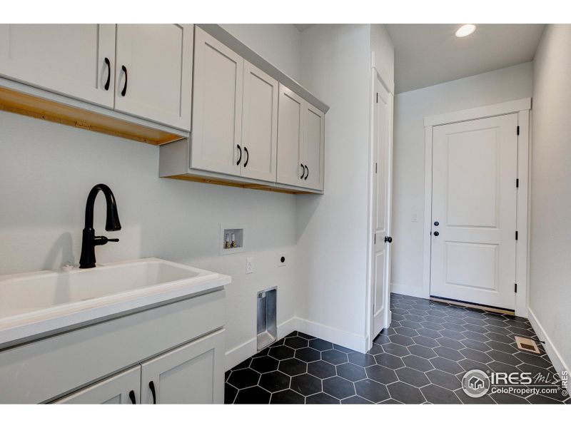 Main floor laundry room