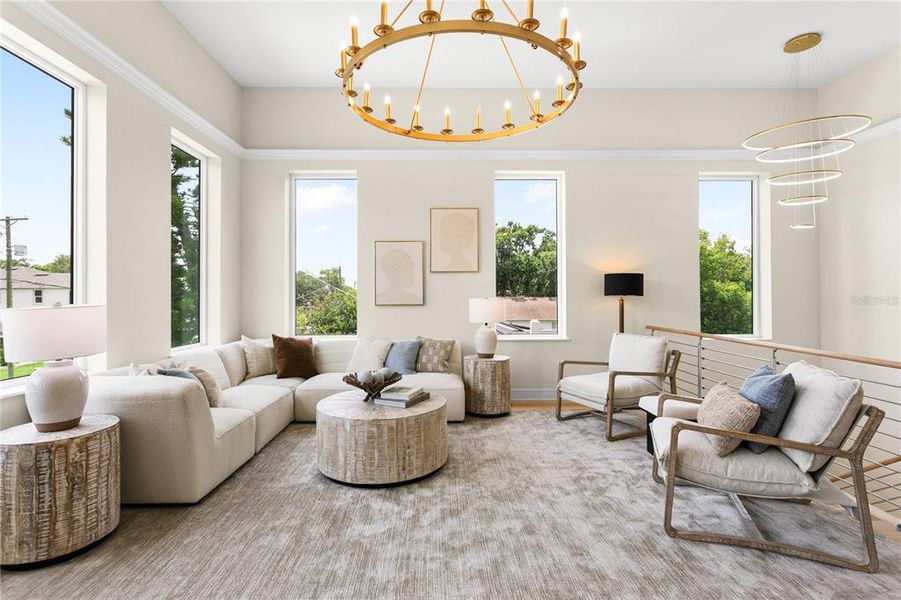 Furnished interior view inside a new home in Wyoming Estates, Tampa (Image 15). Furnished interior view inside a new home in Wyoming Estates, Tampa (Image 15).