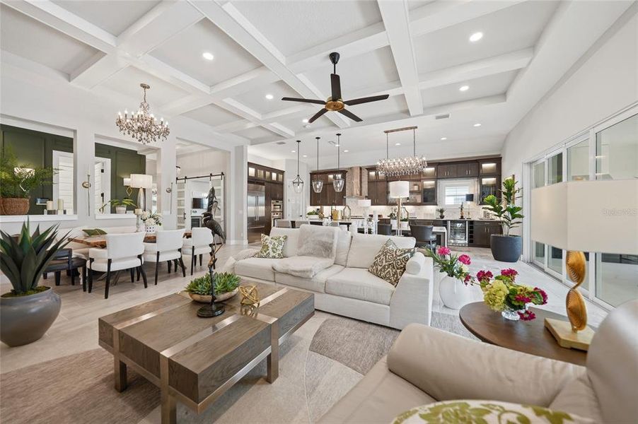 Furnished interior view inside a new home in , Venice (Image 9).