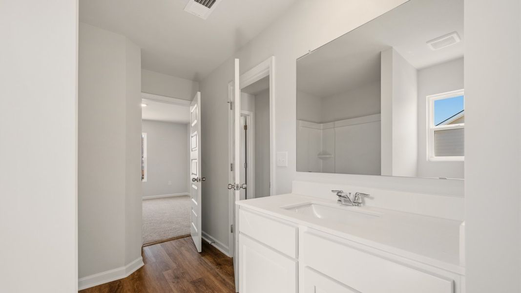 Furnished interior view inside a new home in Cedar Ridge - Locust Grove Station, Locust Grove (Image 8).