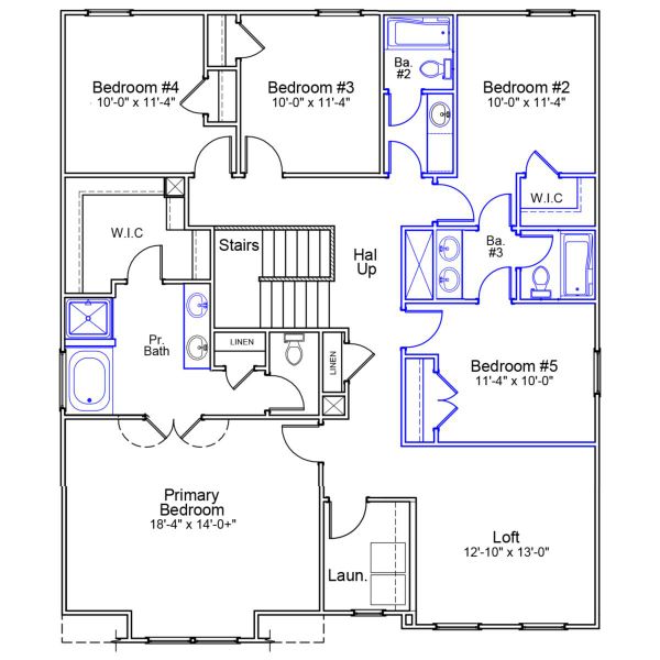 2D floor plan layout of this home in Ellington, Elgin, SC (Image 3).