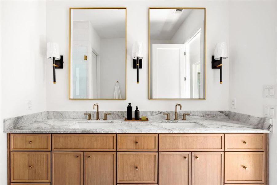 Furnished interior view inside a new home in , Dallas (Image 22).