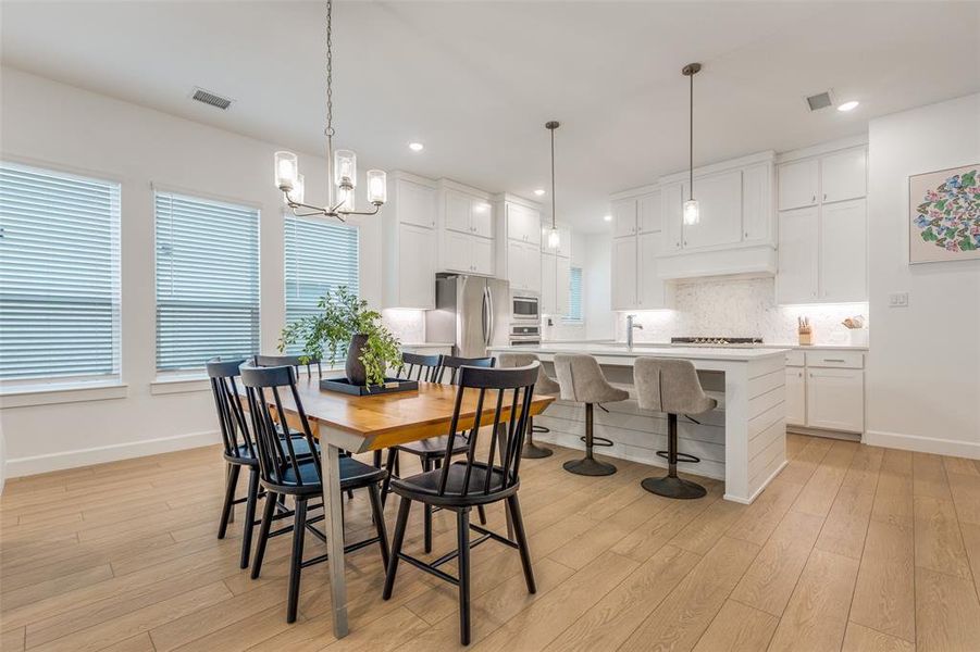 Furnished interior view inside a new home in Painted Tree - South, McKinney (Image 9).