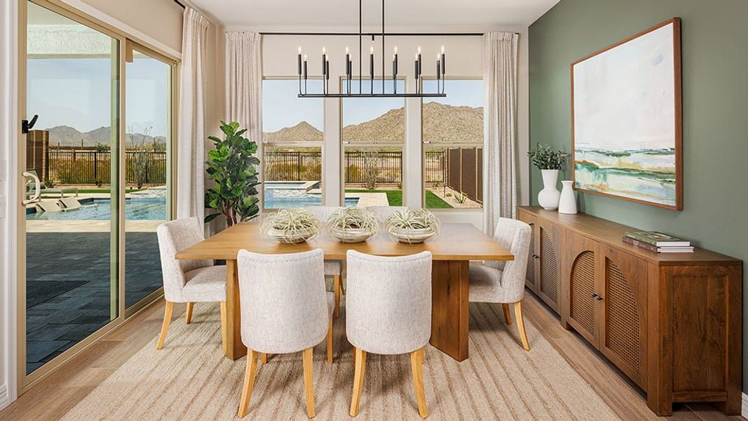 Representative furnished interior of a home built from the Thompson by Taylor Morrison in Ladera Trails, Peoria (Image 9).