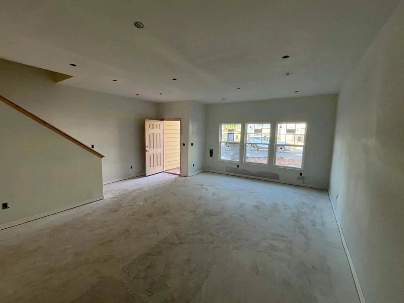 Family Room Construction Progress