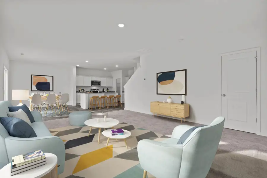 Representative furnished interior of a home built from the Spectra by Starlight Homes in Cordova Trails, Seguin (Image 5).