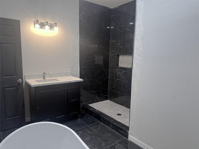 Furnished interior view inside a new home in , Cleveland (Image 5).