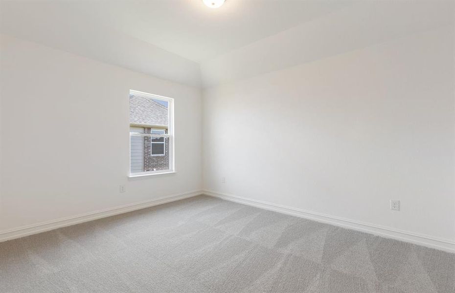 Spacious secondary bedroom with ample closet space *real home pictured