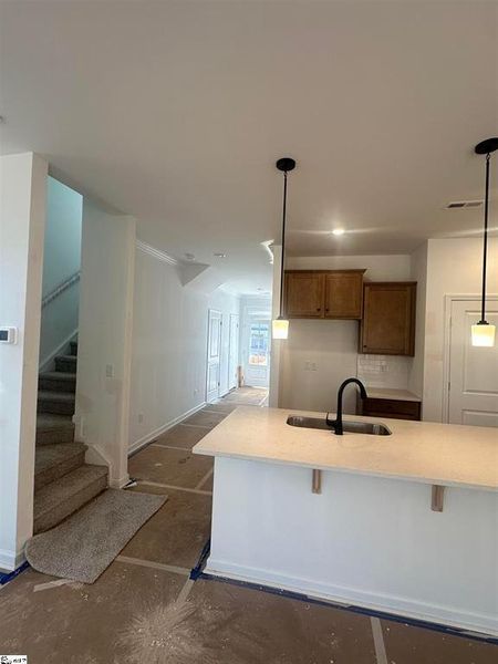 In-progress construction of a new home in Meece Townhomes, Easley, SC (Image 7).