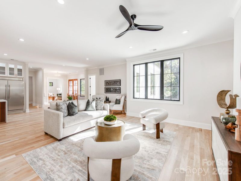Furnished interior view inside a new home in , Charlotte (Image 6).