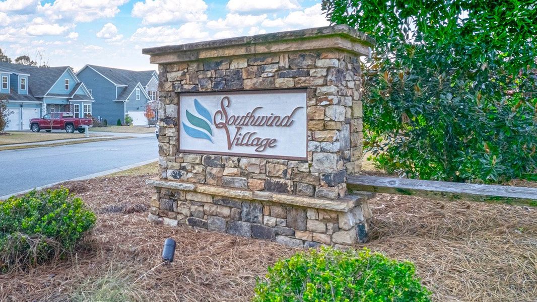 Front exterior of a new home in Southwind Village, Evans, GA, highlighting curb appeal (Image 26).
