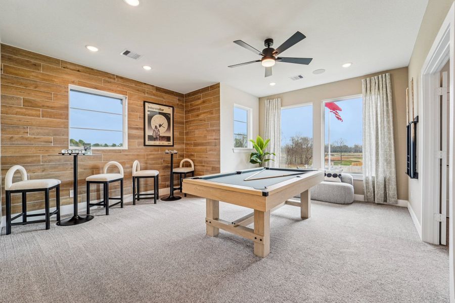 Furnished interior view inside a new home in Briarley, Montgomery (Image 61).