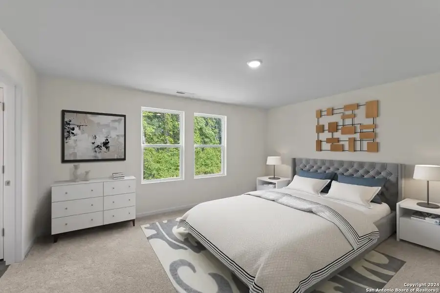 Furnished interior view inside a new home in Trails at Culebra, San Antonio (Image 10).