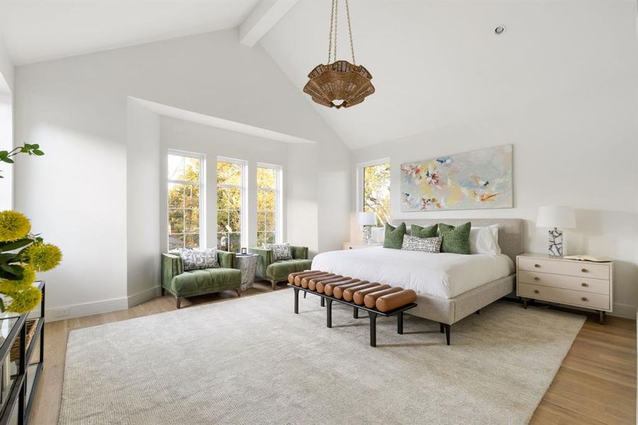 Furnished interior view inside a new home in , Dallas (Image 18).