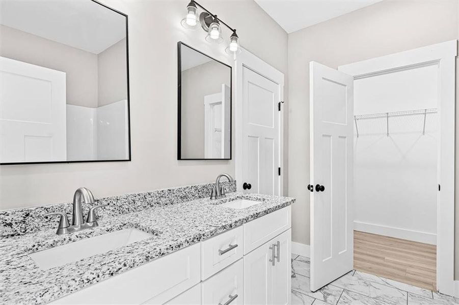 Furnished interior view inside a new home in , Dalton (Image 8).