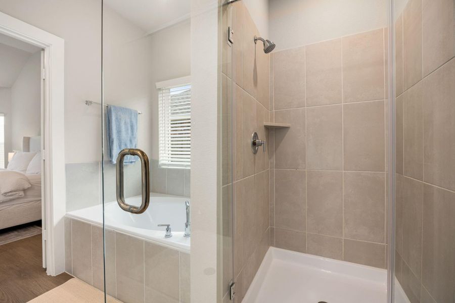 Furnished interior view inside a new home in Marvida, Cypress (Image 29).