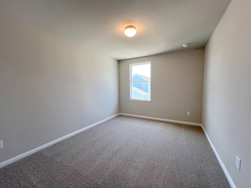 Representative unfurnished interior of a home built from the The Laura Belle Wallace II by Bigelow Homes in Creekside, Kyle (Image 12). Representative unfurnished interior of a home built from the The Laura Belle Wallace II by Bigelow Homes in Creekside, Kyle (Image 12).