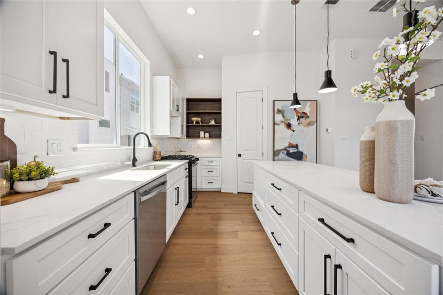 Furnished interior view inside a new home in , Houston (Image 12).