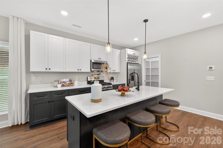 Furnished interior view inside a new home in , Charlotte (Image 19).