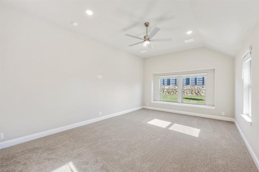 Spacious, unfurnished interior of a new home in Union Park Classic 60, Little Elm (Image 27).