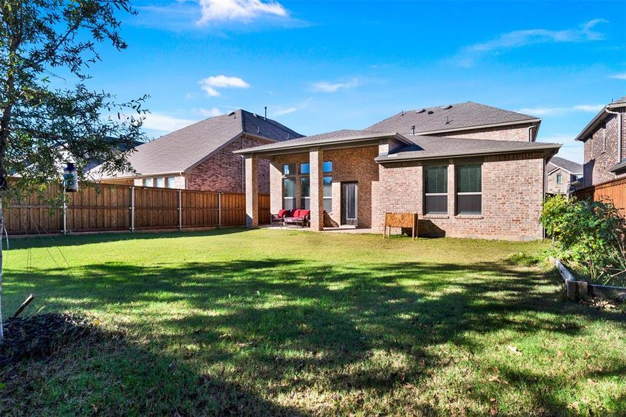 Exterior details and patio area of a home in , Little Elm (Image 3).
