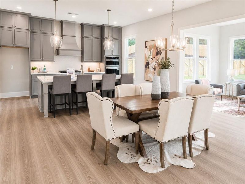 Furnished interior view inside a new home in Ashbury Commons, Powder Springs (Image 25).