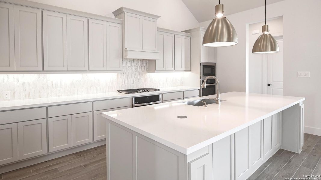 Furnished interior view inside a new home in Cibolo Valley Heights 65', Cibolo (Image 16).